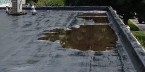 ponding on a roof